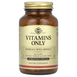 Solgar Vitamins Only 90 капсул, Солгар Вітамінс Онлі - мультивітамінний комплекс для загального самопочуття. 2928860886 фото