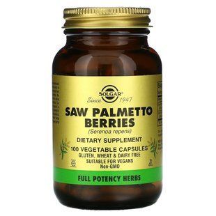 Зі Пальмето Лікопенес Солгар допомагає набрати м'язову масу Saw Palmetto Lycopene Solgar 100 капсул 141544495 фото