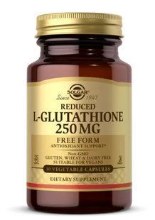 Глутатіон L-Glutathione Solgar понижений 250 мг, 30 шт 2151330805 фото