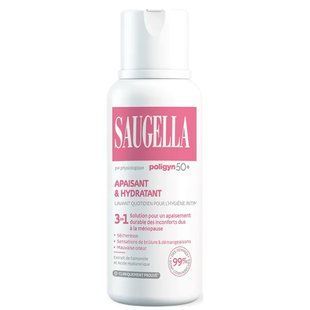 Saugella poligyn 50+ apaisant&hydratant soin lavant intime 500 мл Саугелла 50+ інтимний засіб для очищення зволоження при менопауз 3160334340 фото