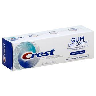 Зубная паста Crest Глубокое очищение и детоксикация от микробов Gum Detoxify Deep Clean Toothpaste 116 г 235757695 фото