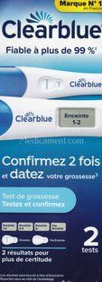 Тести на вагітність Clearblue Digital (Клеар блю), 2 шт - ультрараннє виявлення + визначення терміну вагітності 2571032268 фото