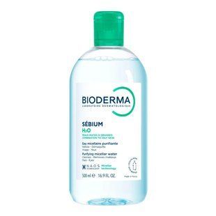 Bioderma S&eacute;bium H2O 500 мл Биодерма Себиум мицеллярная вода для очищения и демакияжа жирной и комбинированной кожи. 3009083362 фото