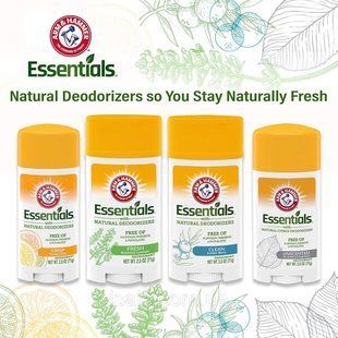 Дезодорант антиперспірант натуральний Essential ARM&HAMMER в асортименті 263704526 фото