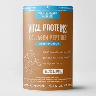 Vital Proteins Collagen Peptides Salted Caramel limited edition, 729 г, Вітал Протеїн &ndash; колагенові пептиди, солона карамель 2831232781 фото