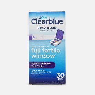 Clearblue Fertility Monitor 30 шт Клеарблю тест-смужки для монітору визначення 6 фертильних днів, для овуляції. 2572076267 фото