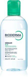 Bioderma S&eacute;bium H2O 250 мл Биодерма Себиум мицеллярная вода для очищения и демакияжа жирной и комбинированной кожи. 3011600364 фото