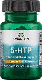 Антидепрессант Свансон Swanson 5-HTP 100 мг 60 капсул 1758041520 фото