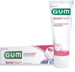 Зубная паста GUM SENSIVITAL+ 75 мл, профилактика, восстановление, реминерализация 2419821701 фото