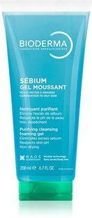 Bioderma S&eacute;bium Gel Moussant 200 мл Биодерма Себиум Гель очищающий гель для жирной и комбинированной кожи против акне и себума. 3011601046 фото