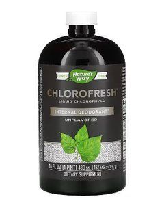 Nature's Way Chlorofresh жидкий хлорофилл с нейтральным вкусом, 480 мл 1667383243 фото