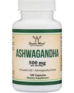 Ашваганда Double Wood Ashwagandha 20:1 Extract 500 mg. 120 шт. 2223734070 фото