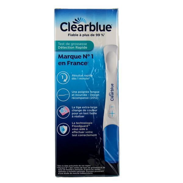 Clearblue Rapid Detection (Клеарблю), 1 шт - тест на беременность для раннего выявления + 99% точности. 2596598390 фото