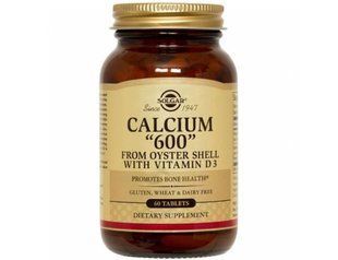 Мінерали Солгар Кальцій з ракових устриць 600 60 таблеток Solgar Calcium (5324880) 184025815 фото