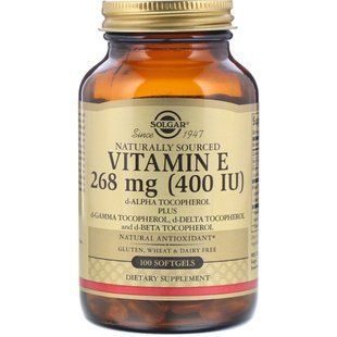 Вітаміни Солгар Вітамін Е 400 мг 100 капсул Solgar Vitamin E (5324951) 141544607 фото