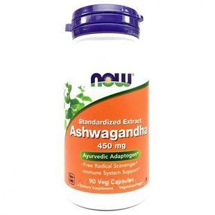 Ашваганда аюреведический адаптоген Ashwagandha Now Foods 450 мг 90 капсул 1455579825 фото