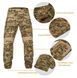 Тактичні штани Brutals G3 Combat Pants Multicam бойові штани мультикам із наколінниками та спандекс вставками L 73-83 кг 1712722833 фото 3