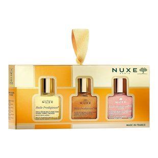 Набор масел Nuxe Huile Prodigieuse, 30ml, 3шт по 10мл. масло Нюкс 2467724576 фото