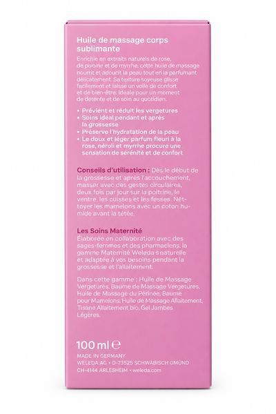 Weleda mama huile de massage 100 мл Веледа Мама олія для масажу та догляду за шкірою під час вагітності 3226654857 фото