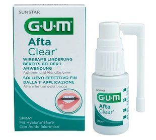 Спрей для лікування травм та виразок у ротовій порожнині GUM Afta Clear, 15 мл 2068765857 фото