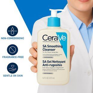 CeraVe SA Smoothing Cleanser, 473 мл, Сераве - гель для очищения и смягчения кожи. 2770485983 фото