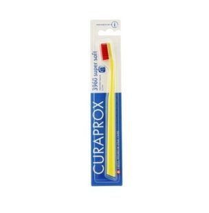 Зубная щетка Curaprox CS 3960 Super Soft супер мягкая красно-жёлтая 229682497 фото