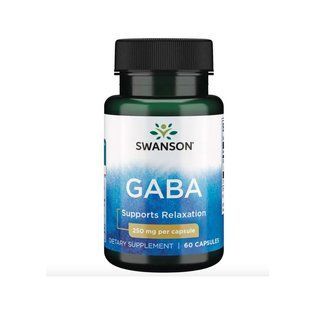 Биологически Активные Добавки Свансон США ГАМК от стресса Swanson GABA 250 мг 60 капсул USA 1392356075 фото