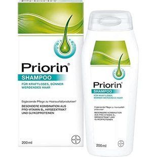 Priorin shampoo Bayer 200 мл шампунь Пріорін проти випадіння для кращого росту волосся - ніжний догляд за волоссям Німеччина 1393106246 фото