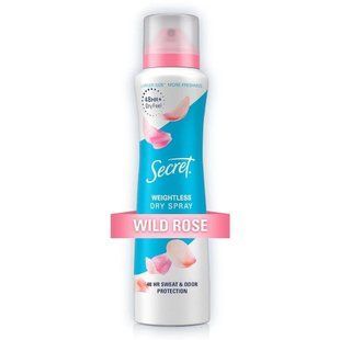 Сухий дезодорант-антиперспірант Secret Dry Spray, 116 г з ароматом дикої троянди та арганової олії (48 годин дії). 2649772793 фото