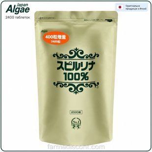 Japan Algae 2400 таблеток 400 г Джапан Алге спіруліна для щоденного поживного раціону та підтримання організму 3212224345 фото