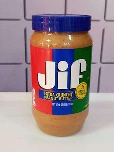 Арахісове масло Jif Extra Crunchy (Джіф) екстра хрусткої консистенції з хрустким арахісом, без глютену, 1.36 кг. 2597960200 фото