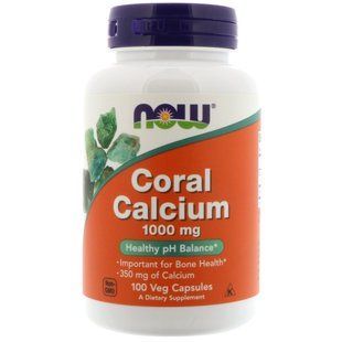 Мінерали Now Foods Кальцій з коралів 100 капсул на рослинній основі Coral Calcium 1000 мг 227538367 фото