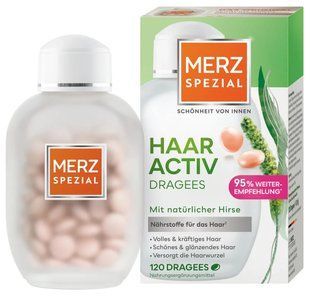 Вітаміни для волосся Merz Spezial Haar-Activ 120 драже, Мерз Спешіал - комплекс для зміцнення і здоров'я. 2887090196 фото