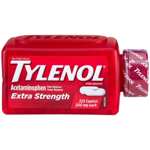 Tylenol Extra Strength acetaminophen&nbsp;325 капсул 500 мг Тайленол Екстра Стренгс для полегшення болю та зниження температури Tylenol Extra Strength  фото