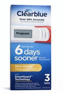 Clearblue Early Digital Pregnancy 3 шт. набор тестов на беременность Clearblue Early для раннего выявления и до задержки. 2965585425 фото