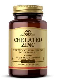 Цинк хелат Solgar Chelated Zinc, 100 шт. 2154375885 фото