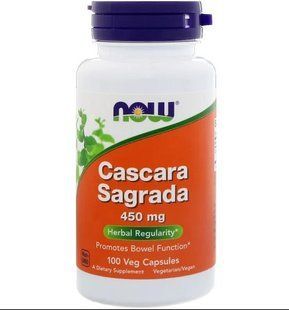 Екстракт Каскари Now Foods Cascara Sagrada для кишківникаа 450 мг 100 капсул 1761053198 фото