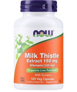 Екстракт силімарину розторопші з куркумою Silymarin Milk Thistle Extract With Turmeric, 120 капсул 1993705683 фото