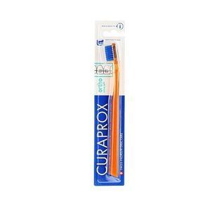 Зубная щетка Curaprox CS 5460 Ortho Ultra Soft ультра-мягкая оранжево-синяя 229682581 фото