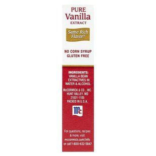 McCormick Pure Vanilla Extract 236 мл&nbsp;Макормік татуральний екстракт ванілі 3110804932 фото