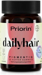 Priorin DailyHair Pigmentiq, 30 жевательных таблеток со вкусом клубники Приорин витамины для пигментации волос 2958908539 фото
