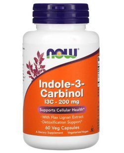 Индол-3-карбинол NOW Foods Indole-3-Carbinol 200 мг, 60 шт. 2233738337 фото