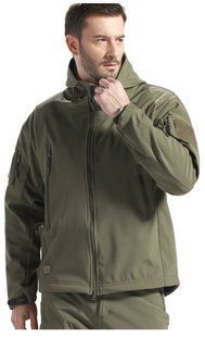 Free Soldier непромокальна тактична куртка софтшел США Softshell олива 1655417158 фото