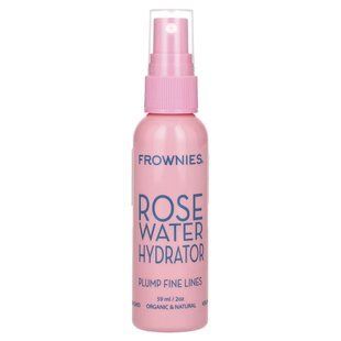 Увлажняющий спрей для лица Frownies Rose Water 56 г Фраунис тоник с гиалуроновой кислотой и розовой водой. 2708405242 фото