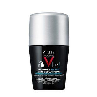 Дезодорант Vichy Homme Deo Invisible Resist 72H Roll-On 50 мл, Виши - антиперспирант против пятен для мужчин 2829947454 фото