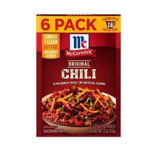 McCormick Original Chili Seasoning Mix 212г 7.5OZ Маккормік Оригінал приправа для чилі та м&rsquo;ясних страв 3023943319 фото