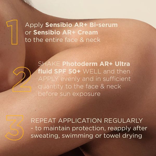 Bioderma photoderm ultra-fluid ar+ spf50+ 40 мл Біодерма Фотодерм АР+ cонцезахисний флюїд для чутливої шкіри 3122275847 фото