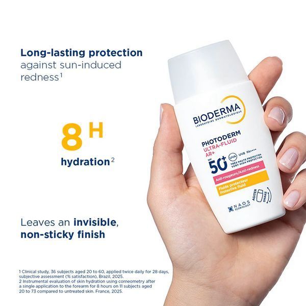 Bioderma photoderm ultra-fluid ar+ spf50+ 40 мл Біодерма Фотодерм АР+ cонцезахисний флюїд для чутливої шкіри 3122275847 фото