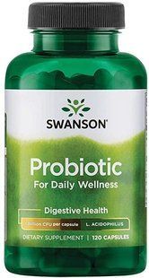Пробіотик для кишківника Swanson 2 billion Probiotic for Daily Wellness USA Свонсон США 120 капсул 1390622490 фото