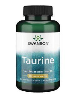 Харчова добавка Таурин Swanson Taurine 500 мг, 100 капсул 2065623257 фото